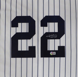 New York Yankees Juan Soto Autographed White Nike Jersey Beckett BAS QR #BK80956