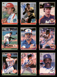54 Count Lot of Autographed 1985 Donruss Baseball Cards (All Different) SKU #266494