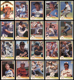 159 Count Lot of Autographed 1982 Donruss Baseball Cards (All Different) SKU #266534
