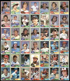347 Count Lot of Autographed 1981 Topps Baseball Cards (All Different) SKU #266547