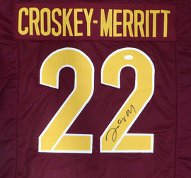 Washington Commanders Jacory Croskey-Merritt Autographed Maroon Jersey JSA #SD104985