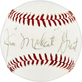Jim "Mudcat" Grant Autographed Official Wilson Baseball Minnesota Twins SKU #266825
