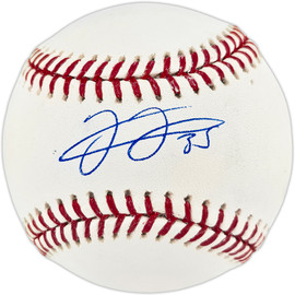 Frank Thomas Autographed Official 2016 World Series Logo Baseball Chicago White Sox Beckett BAS QR #BW34391