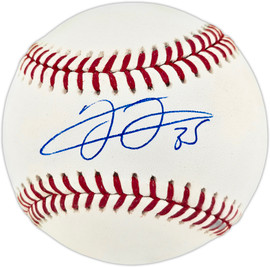 Frank Thomas Autographed Official 2016 World Series Logo Baseball Chicago White Sox Beckett BAS QR #BW34390