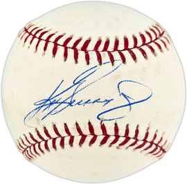Ken Griffey Jr. Autographed Official MLB Baseball Seattle Mariners Beckett BAS QR #BK64342