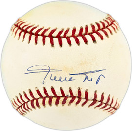 Willie Mays Autographed Official NL Baseball San Francisco Giants Beckett BAS #AG020290