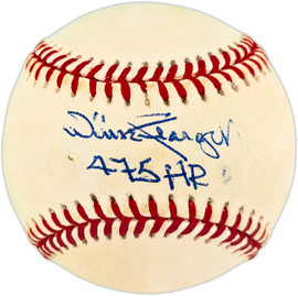 Willie Stargell Autographed Official NL Baseball Pittsburgh Pirates "475 HR" JSA #CM60606
