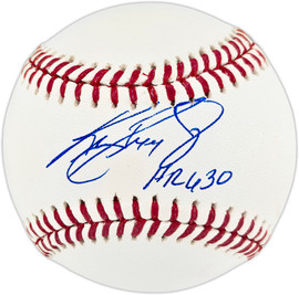 Ken Griffey Jr. Autographed Official MLB Baseball Seattle Mariners "HR 630" Beckett BAS Witness #4W748739