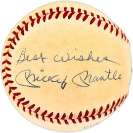 Mickey Mantle Autographed Official AL Baseball New York Yankees PSA/DNA #T11261