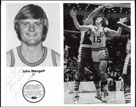 John Mengelt Autographed Team Issued 8x10 Photo Detroit Pistons "To Joel Best Wishes, Good Luck" SKU #266944