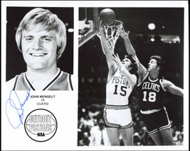 John Mengelt Autographed Team Issued 8x10 Photo Detroit Pistons SKU #266945