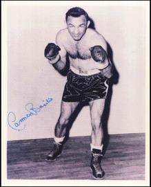 Carmen Basilio Autographed 8x10 Photo SKU #266962