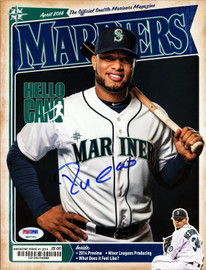 Robinson Cano Autographed Seattle Mariners Magazine PSA/DNA #6A27181