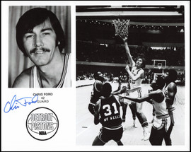 Chris Ford Autographed Team Issued 8x10 Photo Detroit Pistons SKU #266948
