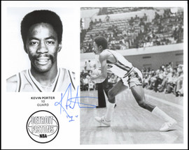 Kevin Porter Autographed Team Issued 8x10 Photo Detroit Pistons SKU #266942