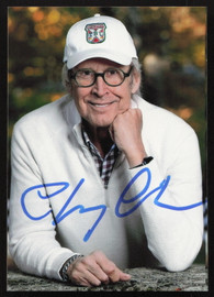 Chevy Chase Autographed Christmas Vacation 2.5x3.5 Photo Card Beckett BAS #BW23711