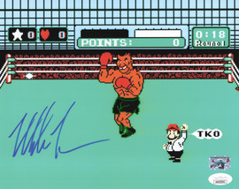Mike Tyson Autographed 8x10 Photo Nintendo Punch-Out!! JSA #WA639662