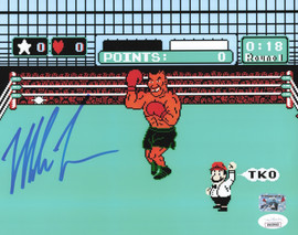 Mike Tyson Autographed 8x10 Photo Nintendo Punch-Out!! JSA #WA639663