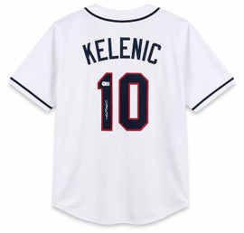 Team USA Jarred Kelenic Autographed White Jersey Beckett BAS Witness Stock #266277