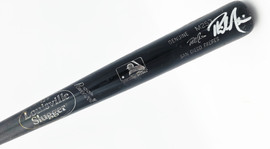 Phil Nevin Autographed Black Louisville Slugger M253 Game Used Baseball Bat San Diego Padres (Smudged) SKU #267234