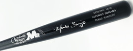 Alfonso Soriano Autographed Game Issued Louisville Slugger M356 Baseball Bat Texas Rangers Beckett BAS QR #BX67608