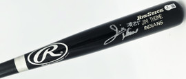 Jim Thome Autographed Game Issued Rawlings 491B Baseball Bat Cleveland Indians Beckett BAS QR #BX67582