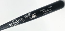 Kirby Puckett Autographed Black Louisville Slugger Game Model Baseball Bat Minnesota Twins JSA #BA00160