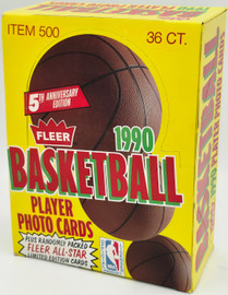 1990-91 Fleer Basketball Box