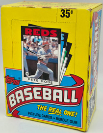 1986 Topps Baseball Wax Box