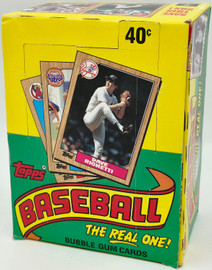 1987 Topps Baseball Wax Box