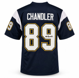 San Diego Chargers Wes Chandler Autographed Blue Jersey JSA Stock #267053