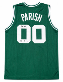 Boston Celtics Robert Parish Autographed Green Jersey "HOF 03" JSA Stock #267058