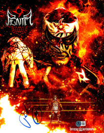 Penta Autographed 11x14 Photo WWE Beckett BAS QR Stock #267588