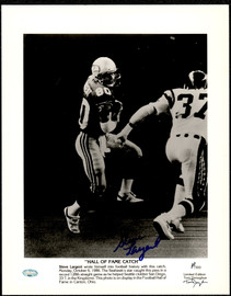 Steve Largent Autographed 11x14 Photo Seattle Seahawks (Damaged) MCS Holo #88901
