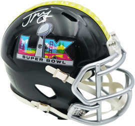 Jason Myers Autographed Seattle Seahawks Black Super Bowl LX Logo Speed Mini Helmet MCS Holo Stock #267831