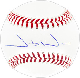 Jacob Wilson Autographed Official MLB Baseball Oakland A's Fanatics & MLB Holo Stock #267850