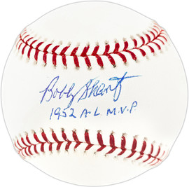 Bobby Shantz Autographed Official MLB Baseball New York Yankees "1952 AL MVP" JSA Stock #267878