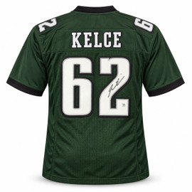Philadelphia Eagles Jason Kelce Autographed Green Jersey PSA/DNA ITP Stock #267777