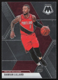 Damian Lillard 2019-20 Panini Panini Mosaic #5 Lot of 92 Cards Portland Trail Blazers SKU #268026