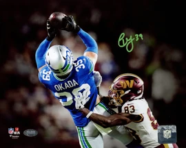 Ty Okada Autographed 8x10 Photo Seattle Seahawks MCS Holo Stock #267938