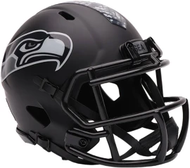 Unsigned Seattle Seahawks Riddell Black 2026 Salute To Service Speed Mini Helmet Stock #268089