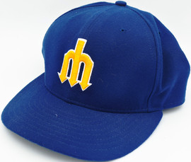 Unsigned Seattle Mariners Yuniesky Betancourt 2008 Game Used Blue Baseball Hat MLB Holo #LH028234
