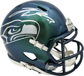 Leonard Williams Autographed Seattle Seahawks Rivalries Speed Mini Helmet Grad Witness Stock #268199
