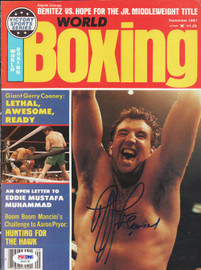 Gerry Cooney Autographed Boxing World Magazine Cover PSA/DNA #S42131
