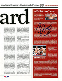 Diego Corrales Autographed Magazine Page Photo PSA/DNA #S48491