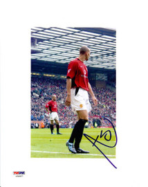 Rio Ferdinand Autographed 8x10 Photo Manchester United PSA/DNA #U54407