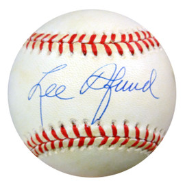 Lee Pfund Autographed Official NL Baseball Brooklyn Dodgers PSA/DNA #U58372