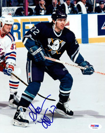 Shaun Van Allen Autographed 8x10 Photo Anaheim Ducks PSA/DNA #U96981