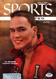 Al Wiggins Autographed Sports Illustrated Magazine Swimmer PSA/DNA #X65493