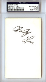 Charley Lau Autographed 3x5 Index Card Baltimore Orioles, Kansas City Royals PSA/DNA #83811702